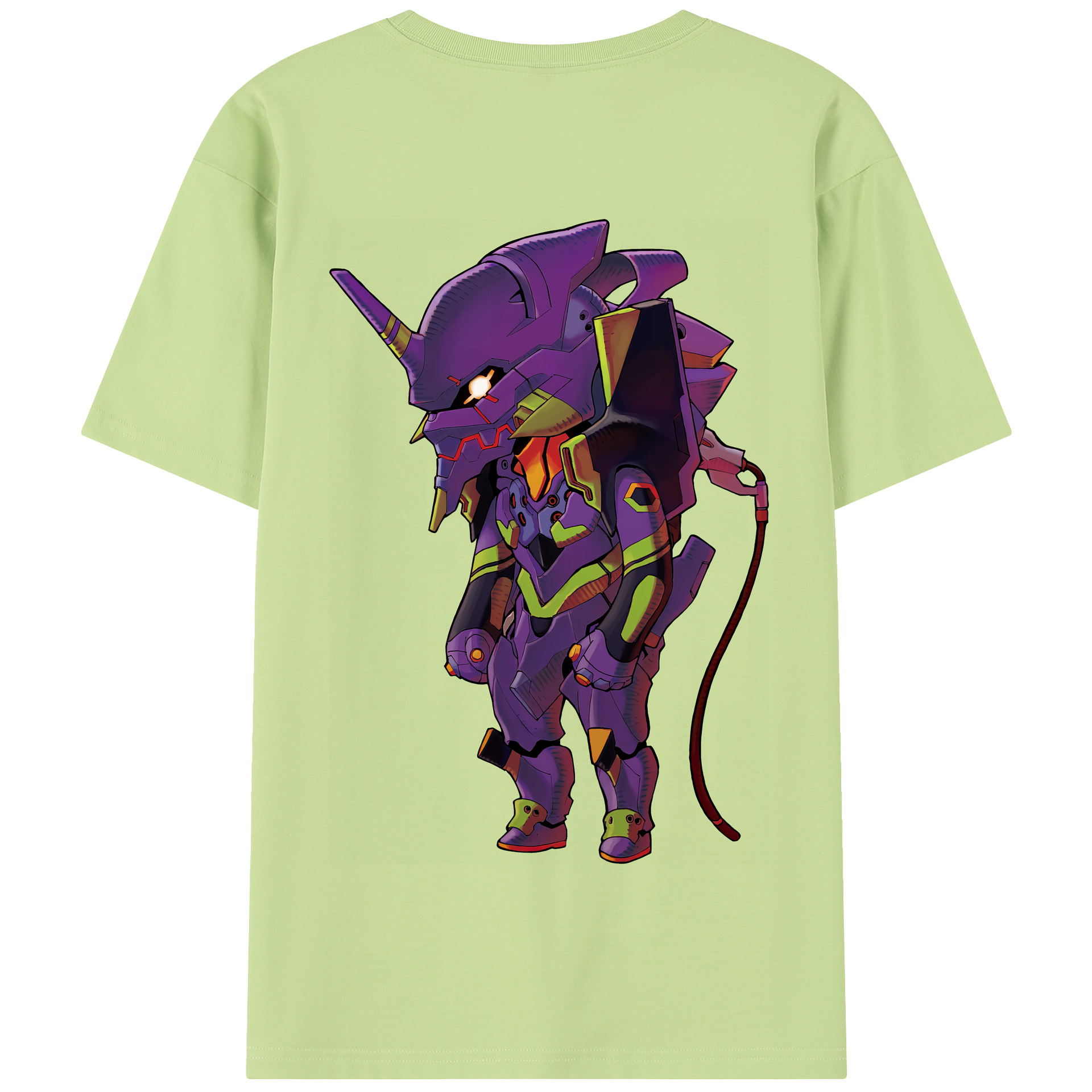 （画像用） EVA 新世紀エヴァンゲリオン 綿100％半袖Tシャツ（背面プリント）